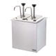 79950 Drop-In, Cold Condiment Bar | (2) Pumps & Fountain Jars