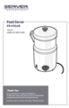 Rethermalizing Soup Warmer | Manual 01822