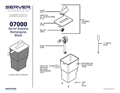 Express Dispenser 07000 | Parts List