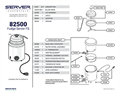 Toppng Warmer FS 82500 | Parts List