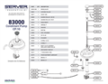 CP-10 Condiment Pump 83000 | Parts List