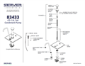 CP-1/6 Tall Condiment Pump 83433 | Parts List