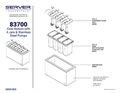 Insulated Bar 4-Jar w/ SST Pumps 83700 | Parts List