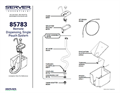 SST Single Remote Dispenser 85783 | Parts List