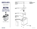 EZ-Topper Single 85790 Series 12B | Parts List