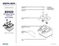 EZ-Topper Twin Short 85920 | Parts List