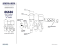 Dry 2L Triple Wall Mount Dispensers 86660 | Parts List