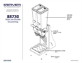 SlimLine 2 L, Countertop Double 88730 | Parts List