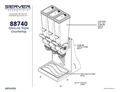 SlimLine 2 L, Countertop Triple 88740 | Parts List