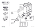 SlimLine 2 L, Triple Wall-Mount 88770 | Parts List